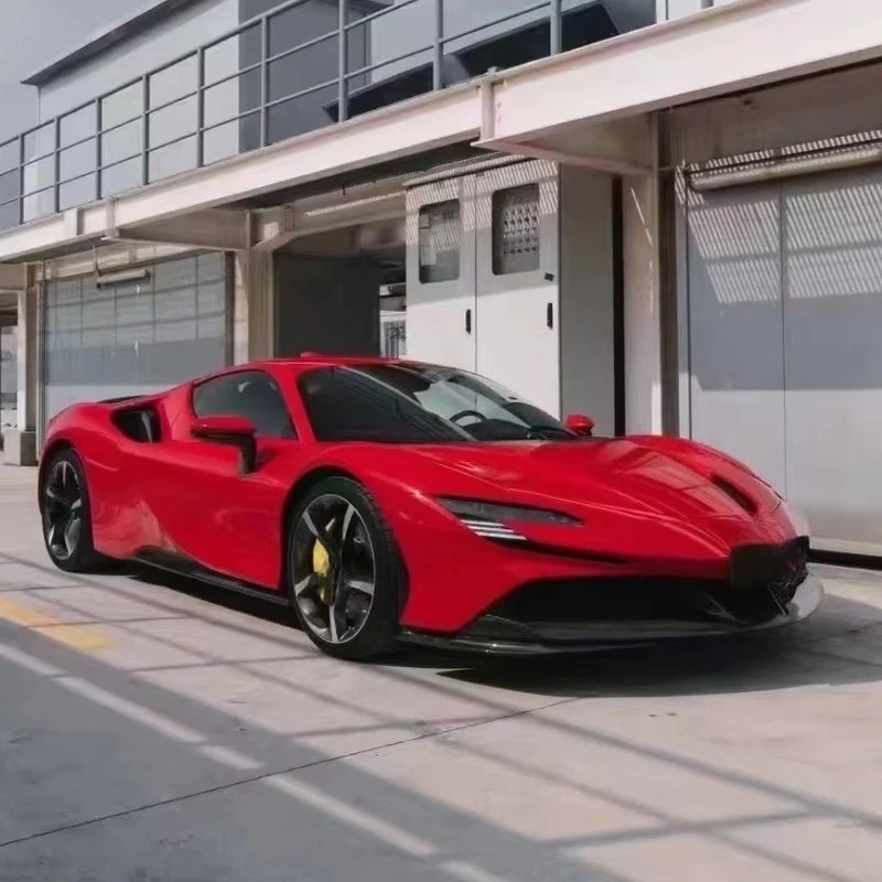 High Quality Dry Carbon Fiber Body Kits for  SF90 New Real Carbon Fiber Front Lip Rear Lip Side Skirt Spoiler Upgrade